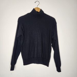 Gap Womens Medium Merino Wool Turtleneck Sweater Pullover Knit